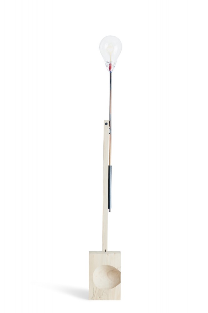 a floor lamp elm natural